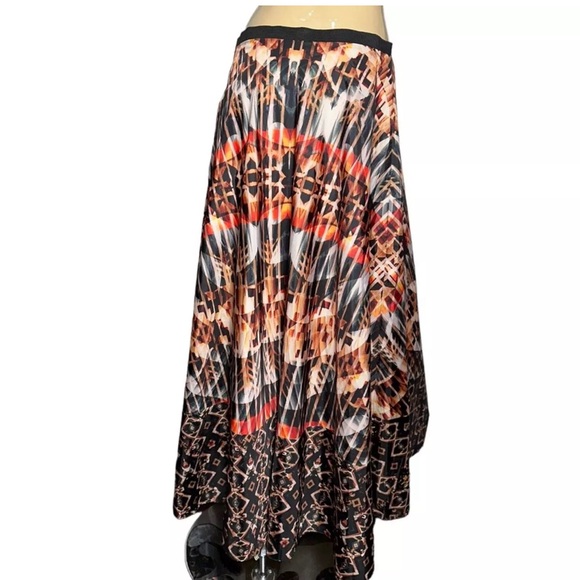 Bhanuni by Jyoti Anthropologie medium maxi skirt lined gorgeous kaleidoscope M - Picture 10 of 10